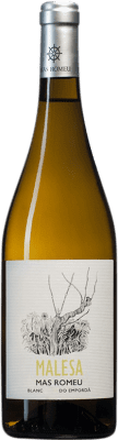 10,95 € Free Shipping | White wine Mas Romeu Malesa Blanc D.O. Empordà Catalonia Spain Chardonnay Bottle 75 cl