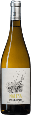 14,95 € Free Shipping | White wine Mas Romeu Malesa Blanc D.O. Empordà Catalonia Spain Chardonnay Bottle 75 cl