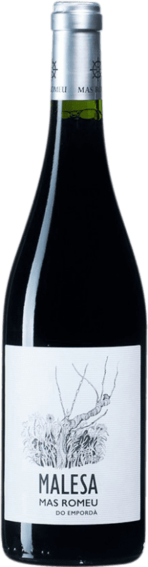 16,95 € Free Shipping | Red wine Mas Romeu Malesa Negre D.O. Empordà Catalonia Spain Merlot, Grenache Bottle 75 cl