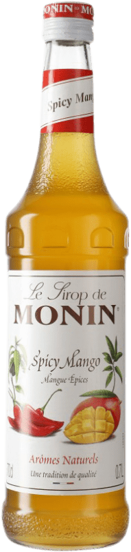 16,95 € 免费送货 | Schnapp Monin Sirope Mango Picante Spicy Mango 法国 瓶子 70 cl 不含酒精