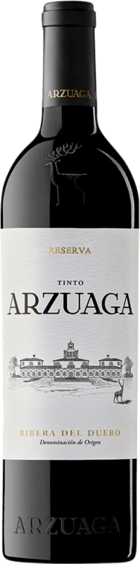 41,95 € Envío gratis | Vino Tinto Arzuaga Reserva D.O. Ribera del Duero Castilla y León España Tempranillo, Cabernet Sauvignon 75 cl