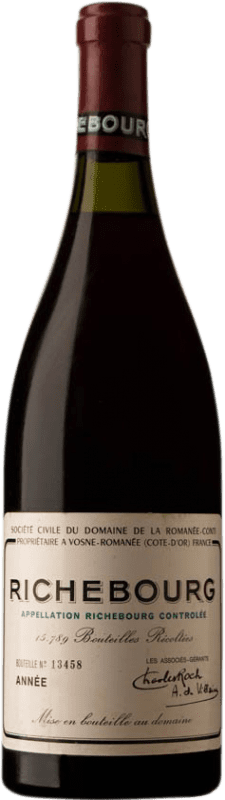 3 875,95 € Free Shipping | Red wine Romanée-Conti 1990 A.O.C. Richebourg Burgundy France Pinot Black Bottle 75 cl