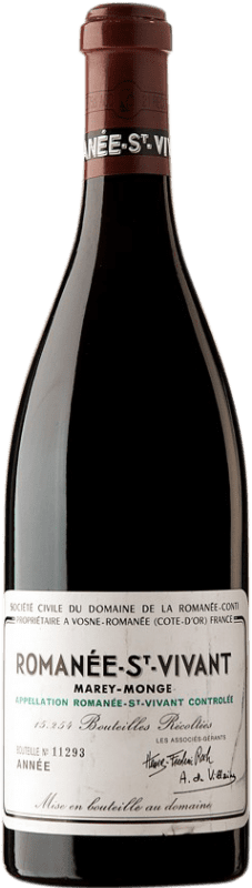 3 955,95 € Free Shipping | Red wine Romanée-Conti 2002 A.O.C. Romanée-Saint-Vivant Burgundy France Pinot Black Bottle 75 cl