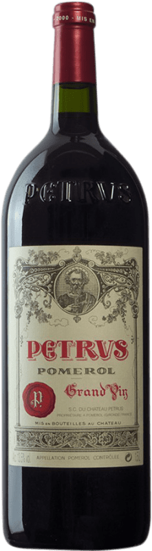 14 507,95 € Kostenloser Versand | Rotwein Château Petrus A.O.C. Pomerol Bordeaux Frankreich Merlot, Cabernet Franc Magnum-Flasche 1,5 L