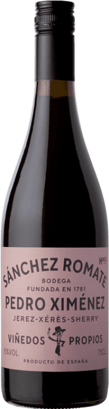 12,95 € 送料無料 | 酒精強化ワイン Sánchez Romate D.O. Jerez-Xérès-Sherry アンダルシア スペイン Pedro Ximénez 75 cl