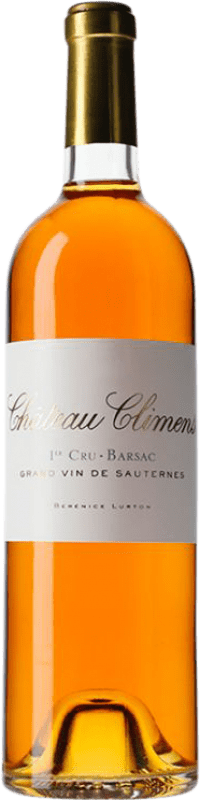 188,95 € Envío gratis | Vino blanco Château de Climens A.O.C. Sauternes Burdeos Francia Sémillon Botella 75 cl