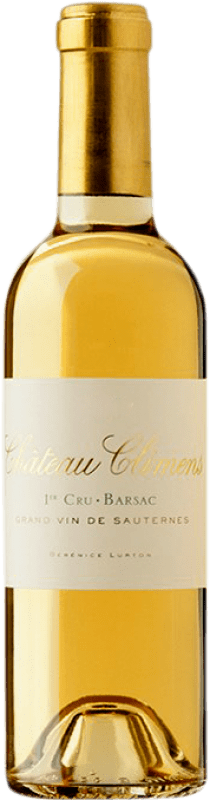 44,95 € Envio grátis | Vinho branco Château de Climens A.O.C. Sauternes Bordeaux França Sémillon Meia Garrafa 37 cl