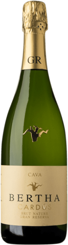 16,95 € 送料無料 | 白スパークリングワイン Bertha ブルットの自然 グランド・リザーブ D.O. Cava スペイン Macabeo, Xarel·lo, Parellada ボトル 75 cl