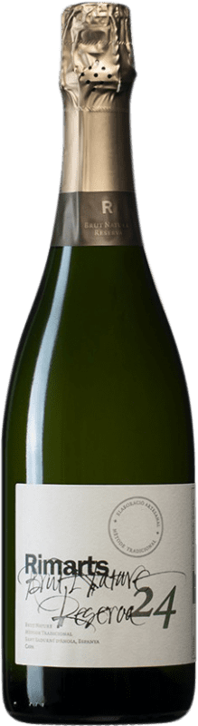 11,95 € 送料無料 | 白スパークリングワイン Rimarts ブルットの自然 D.O. Cava スペイン Macabeo, Xarel·lo, Parellada ボトル 75 cl