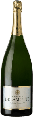 74,95 € 免费送货 | 白起泡酒 Delamotte 香槟 A.O.C. Champagne 香槟酒 法国 Pinot Black, Chardonnay, Pinot Meunier 瓶子 Magnum 1,5 L