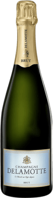 79,95 € 送料無料 | 白スパークリングワイン Delamotte Brut A.O.C. Champagne シャンパン フランス Pinot Black, Chardonnay, Pinot Meunier マグナムボトル 1,5 L