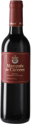 6,95 € Бесплатная доставка | Красное вино Marqués de Cáceres старения D.O.Ca. Rioja Испания Половина бутылки 37 cl