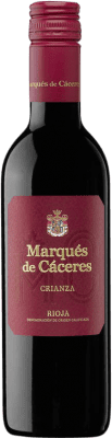 6,95 € Kostenloser Versand | Rotwein Marqués de Cáceres Alterung D.O.Ca. Rioja Spanien Halbe Flasche 37 cl