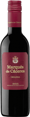 6,95 € Бесплатная доставка | Красное вино Marqués de Cáceres Crianza — Крианса D.O.Ca. Rioja Испания Полубутылка 37 cl