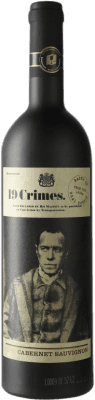 12,95 € Envio grátis | Vinho tinto 19 Crimes I.G. Southern Australia Austrália Meridional Austrália Cabernet Sauvignon Garrafa 75 cl