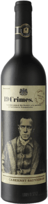 9,95 € Envío gratis | Vino tinto 19 Crimes I.G. Southern Australia Southern Australia Australia Cabernet Sauvignon Botella 75 cl