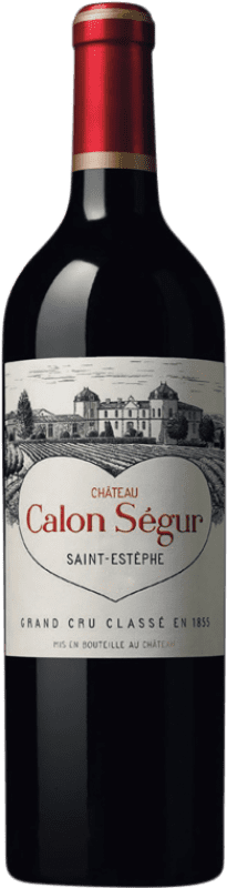 251,95 € Kostenloser Versand | Rotwein Château Calon Ségur 1996 A.O.C. Bordeaux Bordeaux Frankreich Merlot, Cabernet Sauvignon Flasche 75 cl