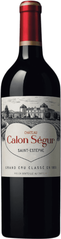 292,95 € Envoi gratuit | Vin rouge Château Calon Ségur A.O.C. Bordeaux Bordeaux France Merlot, Cabernet Sauvignon Bouteille 75 cl