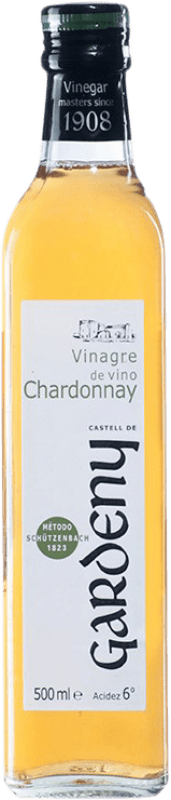 3,95 € Envio grátis | Vinagre Castell Gardeny Catalunha Espanha Chardonnay Garrafa Medium 50 cl