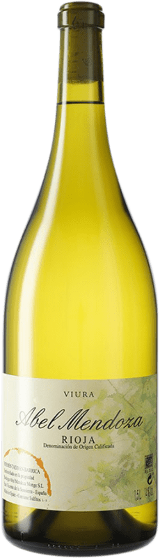 63,95 € Бесплатная доставка | Белое вино Abel Mendoza D.O.Ca. Rioja Испания Viura — Виура Бутылка Магнум 1,5 L