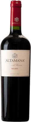 19,95 € 免费送货 | 红酒 Altamana 大储备 I.G. Valle del Maule 莫勒谷 智利 Malbec 瓶子 75 cl