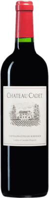 16,95 € 送料無料 | 赤ワイン Château Cadet Bon A.O.C. Côtes de Castillon ボルドー フランス Merlot, Cabernet Franc ボトル 75 cl