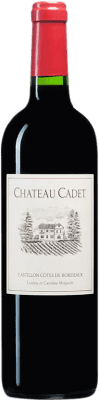 17,95 € Free Shipping | Red Wine Château Cadet Bon A.O.C. Côtes de Castillon Bordeaux France Merlot, Cabernet Franc Bottle 75 cl