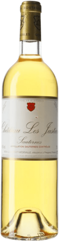 44,95 € Envoi gratuit | Vin Blanc Château Les Justices A.O.C. Sauternes Bordeaux France Sémillon, Muscadelle 75 cl