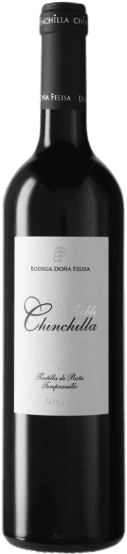 9,95 € Kostenloser Versand | Rotwein Chinchilla Eiche D.O. Sierras de Málaga Spanien Flasche 75 cl