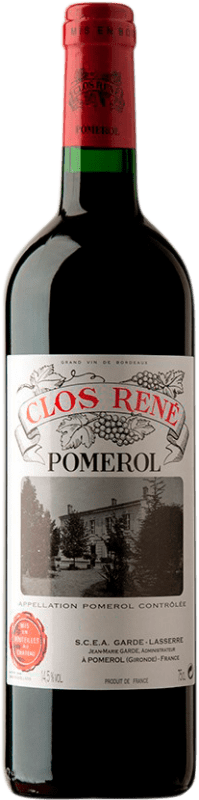 45,95 € Envio grátis | Vinho tinto Clos René A.O.C. Pomerol Bordeaux França Merlot, Cabernet Franc, Malbec Garrafa 75 cl