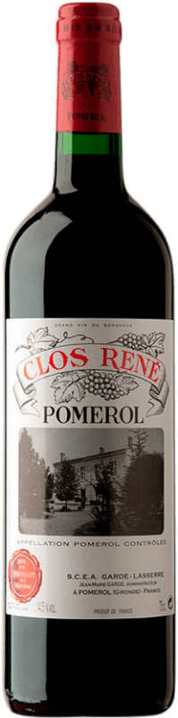 43,95 € Envío gratis | Vino tinto Clos René A.O.C. Pomerol Burdeos Francia Merlot, Cabernet Franc, Malbec Botella 75 cl