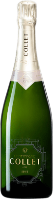 27,95 € Envio grátis | Espumante branco Mas Collet Brut A.O.C. Champagne Champagne França Pinot Preto, Chardonnay, Pinot Meunier Garrafa 75 cl