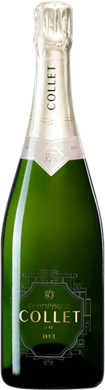 28,95 € Envoi gratuit | Vin Mousseux Blanc Mas Collet Brut A.O.C. Champagne Champagne France Pinot Noir, Chardonnay, Pinot Meunier Bouteille 75 cl