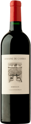 204,95 € Kostenloser Versand | Rotwein Domaine de Cambes A.O.C. Bordeaux Supérieur Bordeaux Frankreich Merlot, Cabernet Franc, Malbec Magnum-Flasche 1,5 L