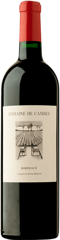 204,95 € Free Shipping | Red wine Domaine de Cambes A.O.C. Bordeaux Supérieur Bordeaux France Merlot, Cabernet Franc, Malbec Magnum Bottle 1,5 L