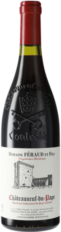 47,95 € Бесплатная доставка | Красное вино Eddie Féraud A.O.C. Châteauneuf-du-Pape Франция Syrah, Grenache, Mourvèdre бутылка 75 cl