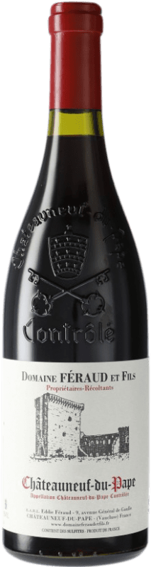 49,95 € Envío gratis | Vino Tinto Eddie Féraud A.O.C. Châteauneuf-du-Pape Francia Syrah, Garnacha, Mourvèdre 75 cl