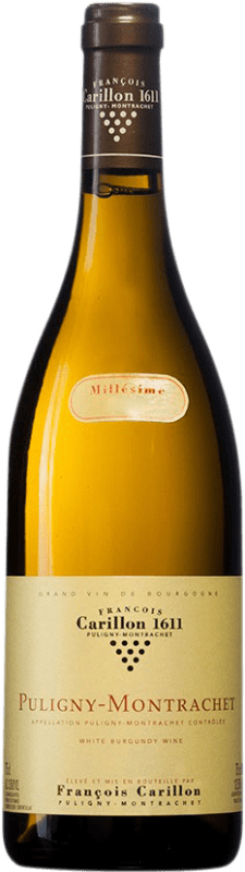 156,95 € 免费送货 | 白酒 François Carillon A.O.C. Puligny-Montrachet 勃艮第 法国 Chardonnay 瓶子 75 cl