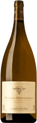 142,95 € Envío gratis | Vino blanco François Carillon A.O.C. Puligny-Montrachet Borgoña Francia Chardonnay Botella Magnum 1,5 L