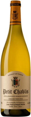 18,95 € Envío gratis | Vino blanco Jean-Paul & Benoît Droin A.O.C. Petit-Chablis Borgoña Francia Botella 75 cl