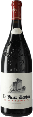 147,95 € 送料無料 | 赤ワイン Le Vieux Donjon A.O.C. Châteauneuf-du-Pape フランス Syrah, Grenache, Mourvèdre, Cinsault マグナムボトル 1,5 L