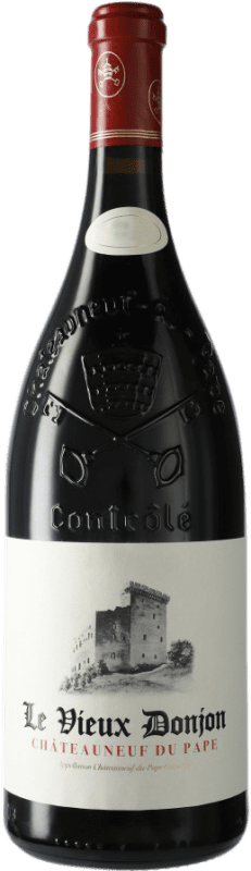 147,95 € Free Shipping | Red wine Le Vieux Donjon A.O.C. Châteauneuf-du-Pape France Syrah, Grenache, Mourvèdre, Cinsault Magnum Bottle 1,5 L