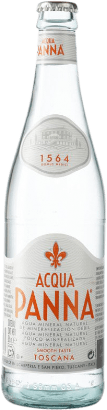 1,95 € Envío gratis | Agua Acqua Panna Italia Botella Medium 50 cl