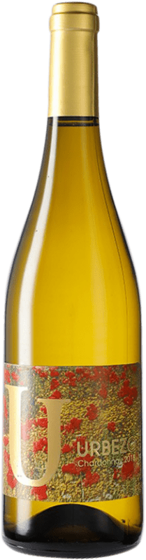 7,95 € Бесплатная доставка | Белое вино Solar de Urbezo D.O. Cariñena Испания Chardonnay бутылка 75 cl
