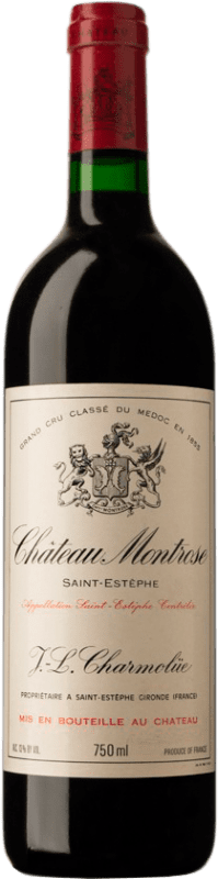379,95 € Envío gratis | Vino tinto Château Montrose 1989 A.O.C. Bordeaux Burdeos Francia Merlot, Cabernet Sauvignon, Cabernet Franc, Petit Verdot Botella 75 cl