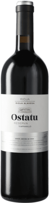 22,95 € Бесплатная доставка | Красное вино Ostatu Резерв D.O.Ca. Rioja Испания Tempranillo бутылка 75 cl
