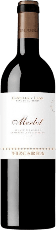 43,95 € Бесплатная доставка | Красное вино Vizcarra I.G.P. Vino de la Tierra de Castilla y León Кастилия-Леон Испания Merlot — Мерло Бутылка 75 cl