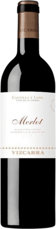 37,95 € 免费送货 | 红酒 Vizcarra I.G.P. Vino de la Tierra de Castilla y León 卡斯蒂利亚莱昂 西班牙 Merlot 瓶子 75 cl