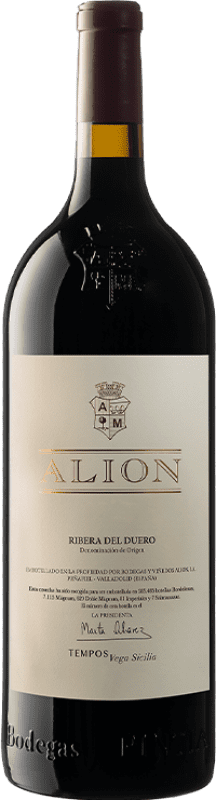 211,95 € Бесплатная доставка | Красное вино Alión Crianza — Крианса D.O. Ribera del Duero Кастилия-Леон Испания Tempranillo — Темпранильо Бутылка Магнум 1,5 L