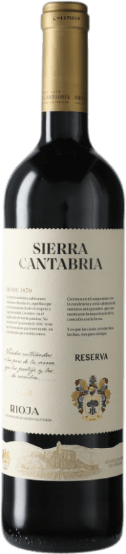 16,95 € Envoi gratuit | Vin rouge Sierra Cantabria Réserve D.O.Ca. Rioja Espagne Bouteille 75 cl
